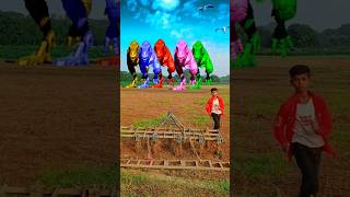 Big dinosaur chaseTRexe chasing part shorts dinosaur youtubeshorts dinosaurs vfx video [upl. by Mord]