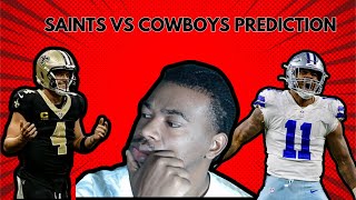 Saints vs Cowboys Prediction CAN THE SAINTS O LINE STOP THE COWBOYS D LINE [upl. by Marteena]