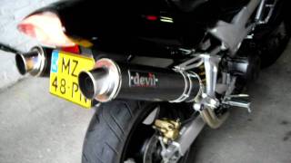 Honda VTR 1000 Firestorm impressive sound [upl. by Roinuj]