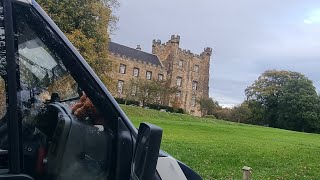 campervan stop at lumley castle for a murder mystery night with 3 course dinner inside the castle [upl. by Melville]