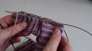 How To work a gusset heel [upl. by Lerej]