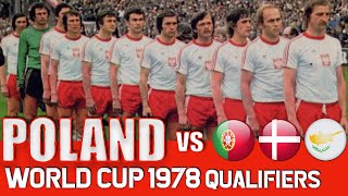 POLAND World Cup 1978 Qualification All Matches Highlights  Road to Argentina [upl. by Tracy329]