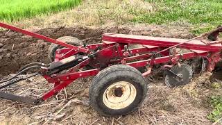 Farmall 450 Tractor and IH 60 Plow [upl. by Asirem599]