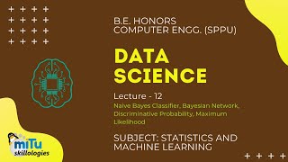 Statistics and Machine Learning Lecture 12 BE Honors in Data Science SPPU Pune [upl. by Ialocin46]