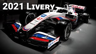 Haas New 2021 Livery  VF21 Gallery [upl. by Modestine]