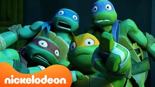 TMNT Las Tortugas Ninja  ¡15 MINUTOS de escenas de pela de las Tortugas Ninja ⚔️  Nickelodeon [upl. by Fogel]