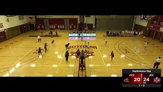 Volleyball Jefferson Cannoneers vs Corning Red Barons [upl. by Necaj]