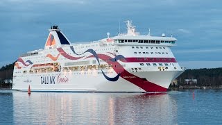 Passenger ships departing Turku Finland [upl. by Neladgam]