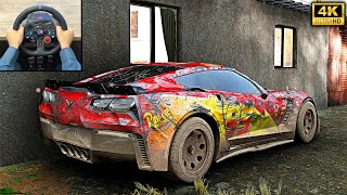 Lightning McQueen Reborn  Forza Horizon 5 Rebuilding  Logitech g29 gameplay [upl. by Ritchie]