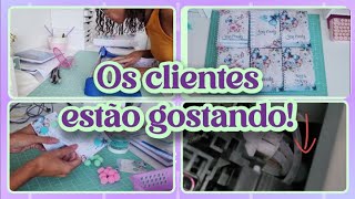 PADRONIZANDO EMBALAGEM  CADERNOS LINDOS  TESTANDO REFILADORA AURORA  ERROS POR FALTA DE ATENÃ‡ÃƒO [upl. by Anahsed]