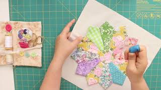 How to make a Dresden Plate templates Part 3Dresden plate pattern make it easy드레스덴 플레이트 패턴 만드는 방법 [upl. by Arytas]