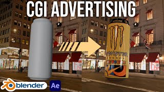 How to Make VFX Advertising in Blender and After Effects [upl. by Lurie679]