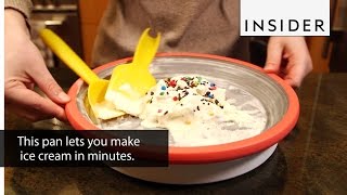 This pan lets you make ice cream in minutes [upl. by Ehr320]