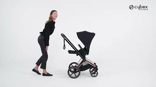 How to Recline the Seat Unit I PRIAM Stroller I CYBEX [upl. by Jadda]