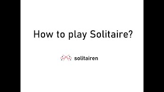 How to play Solitaire Free Online  solitaire card game [upl. by Oluap]