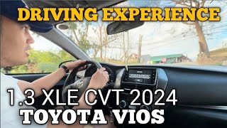 TOYOTA VIOS 13 XLE CVT DRIVING EXPERIENCE  LAKAS HUMATAK NG CVT TRANSLATION [upl. by Elleunamme]