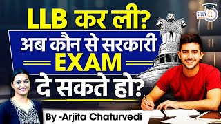 Top Government Job Exams for Law Students after LLB  Explore Career Pathways  Govt Exams after LLB [upl. by Inaoj]