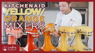 KitchenAid Yellow amp Orange Mixers  Bird of Paradise Buttercup Tangerine Persimmon [upl. by Rebm]