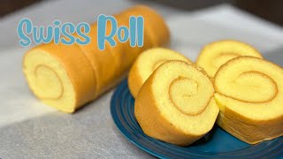 Swiss Roll Cake Recipe Soothing Baking [upl. by Arly]