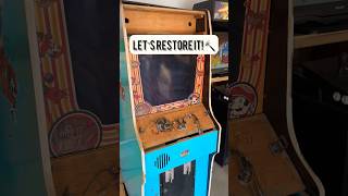 It Was in a Fire 😱 Restoring an Original Nintendo Donkey Kong Arcade Cabinet [upl. by Loria]