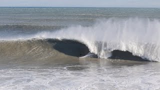 20ft WAVES in NEW JERSEY WINTER SURF December 18 2023 [upl. by Tsirhc764]