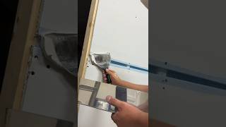 Drywall How to fix big holes space fast funny viral subscribe trending foryou shortvideo [upl. by Nortyad]