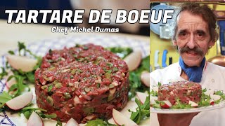 TARTARE DE BOEUF  Une recette facile et rapide idéal pour lété servi comme dans les années 80 s [upl. by Plato]