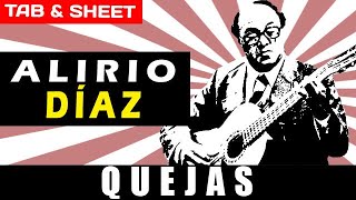 TABSheet Quejas Arranged by Alirio Diaz by Paz Abreu PDF  Guitar Pro  MIDI [upl. by Eelreveb]