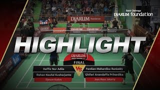 Ferdian MahardikaGhifari AP Jaya Raya Jakarta VS Haffiz Nur AdilaRehan NK Djarum Kudus [upl. by Aowda61]