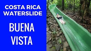 Awesome Costa Rica waterslide Buena Vista Waterslide [upl. by Amikay565]