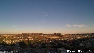 Capistrano Valley 20241112 Full Day WeatherCam Timelapse  Orange County California [upl. by Wade249]