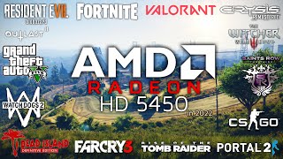 Radeon HD 5450 in 50 Games  2022 [upl. by Harberd616]