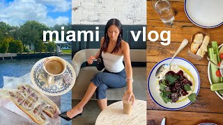 miami travel vlog  cafes michelin restaurants beach exploring the city everything i ate [upl. by Mharba]