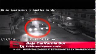 Video policías involucrados en secuestro en La Paz Baja California Sur  Titulares de la tarde [upl. by Trevar]