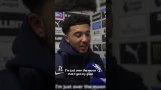 Sancho talks about his first goal for Chelsea sancho chelsea chelseafc [upl. by Bromley]