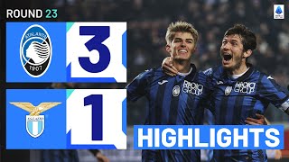 ATALANTALAZIO 31  HIGHLIGHTS  Incredible win for La Dea  Serie A 202324 [upl. by Dena]