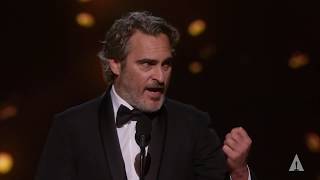 Joaquin Phoenix wins Best Actor  92nd Oscars 2020 [upl. by Siron497]