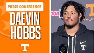 Tennessee Footballs Daevin Hobbs previews NC State I Tennessee Volunteers I GBO [upl. by Aramad278]