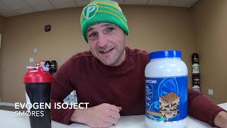 Review Evogen Isoject Whey Protein Smores [upl. by Goldia]