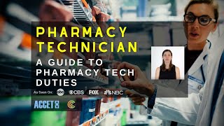 Pharmacy Technician A Guide to Pharmacy Tech Duties [upl. by Austin]