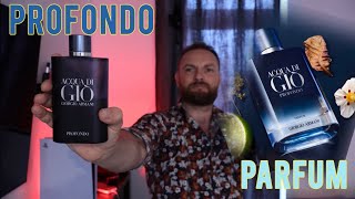 NEW Acqua di Gio Profondo PARFUM 2024 VS Eau de Parfum Review [upl. by Wallinga785]