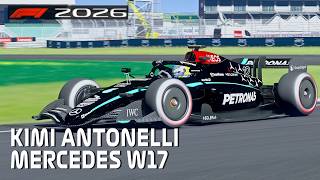 F1 2026 Mercedes W17 Livery Concept Kimi Antonelli at Silverstone Assetto Corsa [upl. by Yarahs]