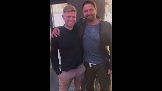 Gerard Butler  2024  BRILLIANT Gerrys FABULOUS ENCOUNTER with adoring fans [upl. by Atinniuq]