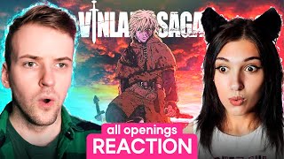 Vinland Saga  Openings 14 REACTION [upl. by Shields]