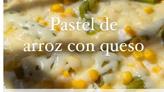 Pastel de arroz con queso [upl. by Dibbrun]