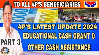 📢TO ALL 4PS BENEFICIARIES LATEST UPDATE DSWD EDUCATIONAL CASH GRANT amp OTHER CASH ASSISTANCE ALAMIN [upl. by Sherie]