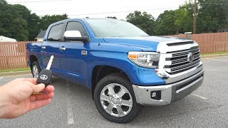 2018 Toyota Tundra 1794 Edition Start Up Test Drive Walkaround and Review [upl. by Giralda]