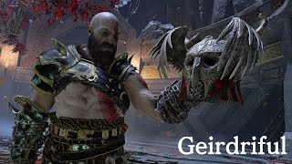 God of War Valkyrie fight Geirdriful [upl. by Ainoloppa379]