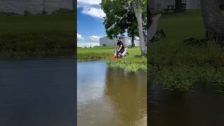 This Man Rodes A Bike Underwater shortsvideo [upl. by Wernda]