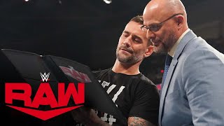 FULL SEGMENT  CM Punk comes facetoface with Rollins in brand decision Raw Dec 11 2023 [upl. by Isnan887]